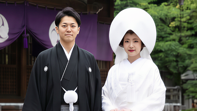 新郎新婦ポートレート
