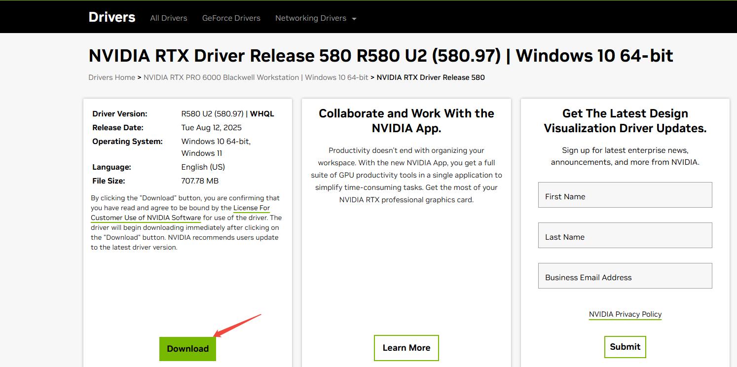 Update NVIDIA Driver