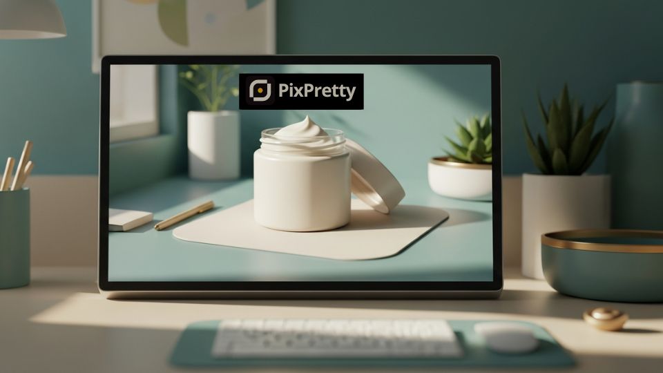 Proses kompresi foto dari 5MB ke 100KB menggunakan AI