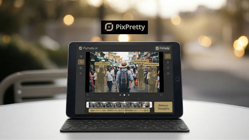 Cara menghilangkan kerumunan orang di background foto