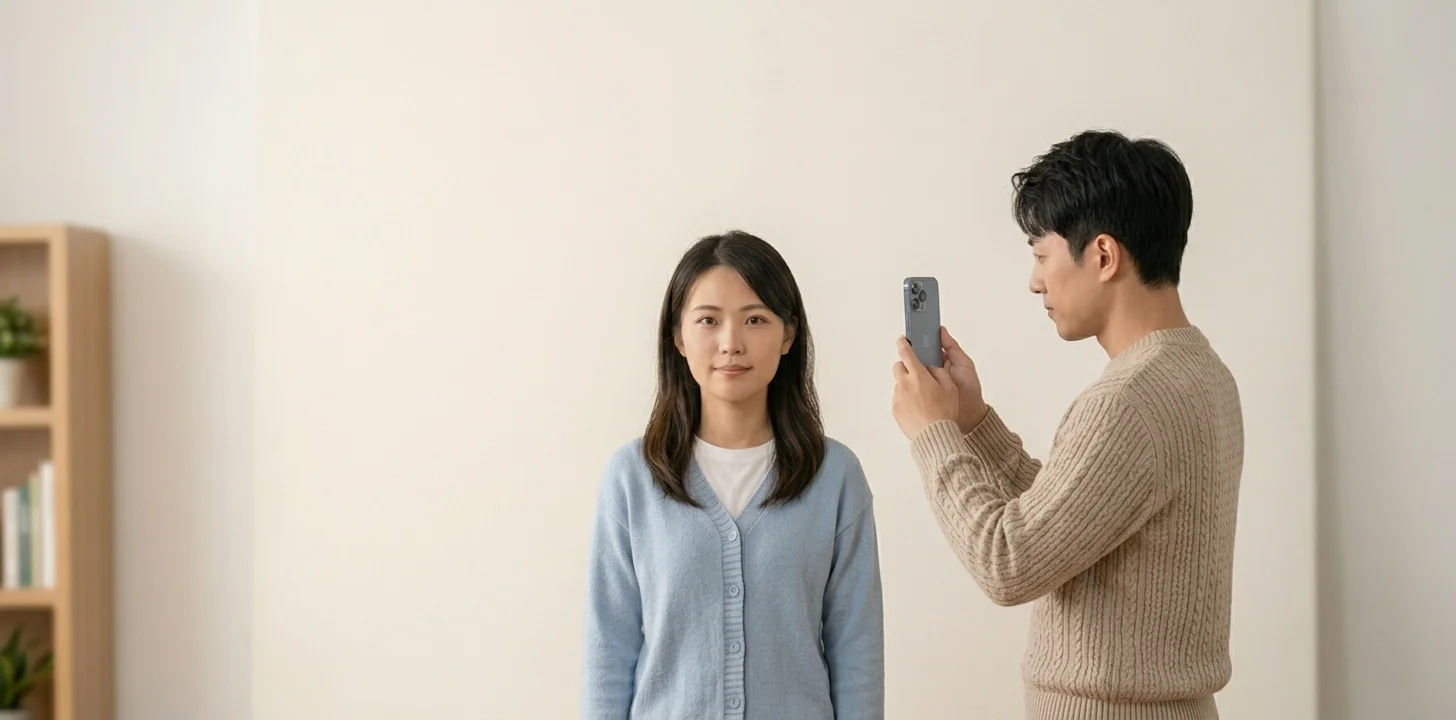 使用 iPhone 在家拍證件照注意事項