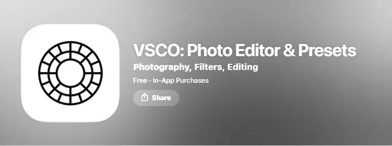 VSCO修圖風格展示 - 2026文青風格人像修圖軟體推薦